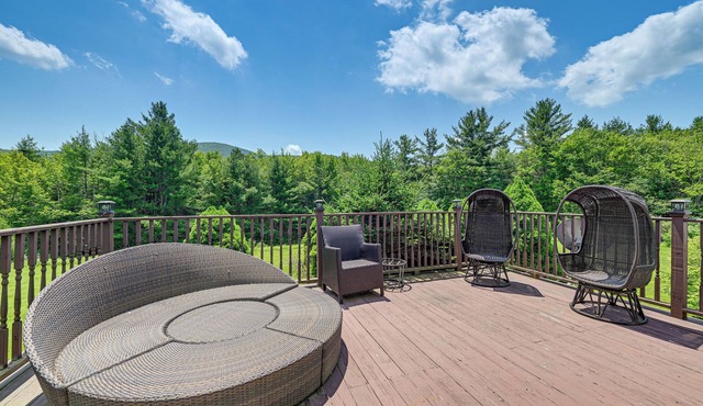 3 Mi to Colgate Lake: Mtn-View Home, Deck + Grill!