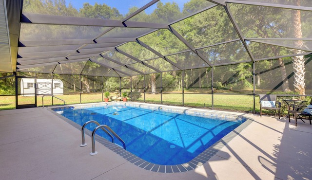 3 Mi to Dunnellon Historic District: Home w/Lanai
