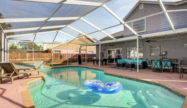 3 Mi to Marina: Riverview Family Home w/Lanai!