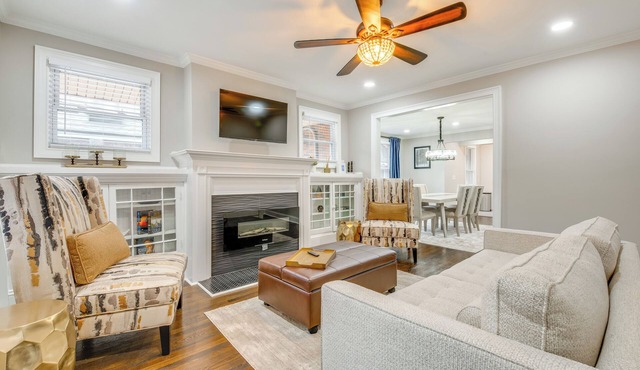 3 Mi to World Cup Play! ATL Home w/Fenced Yard