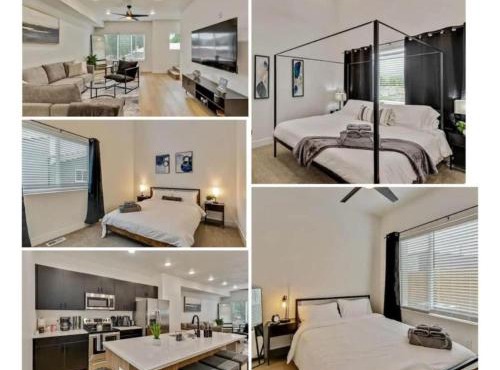 3 Min to DT - 2 Car Garage - Lux Townhome - King Bed