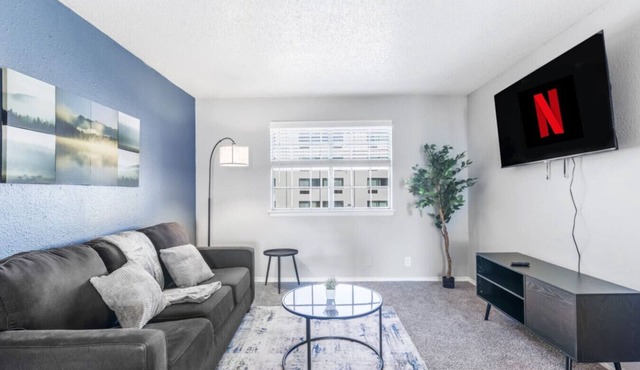 3 Min Walk to AT&T | 1BR | Parking + Pets + Gym