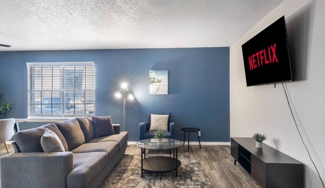 3 Min Walk to AT&T | 2BR | Parking + Pets + Gym