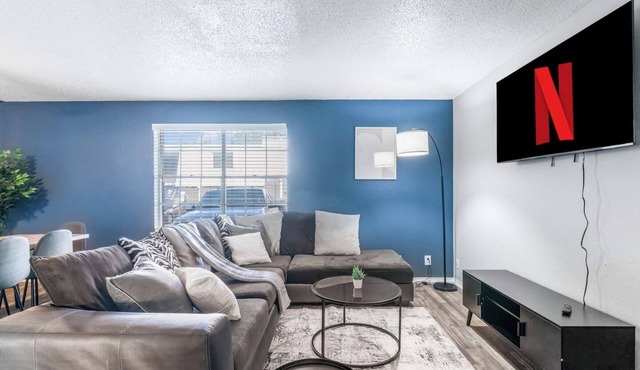 3 Min Walk to AT&T | 2BR | Parking + Pets + Gym