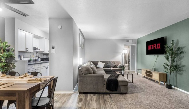 3 Min Walk to AT&T | 3BR | Parking + Pets + Gym
