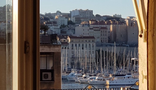 3 Pièces vue Vieux Port, Proche Panier et Mucem