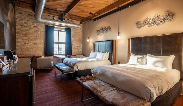 3 Premium Loft 2 Queen Beds at The Iron Horse Hotel, Pet-friendly Property!