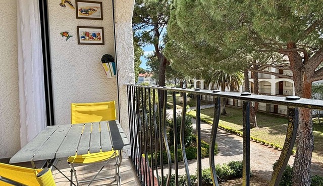 3-Room Apartment for 6 with Balcony, Pool, and Near Beach - Argelès-sur-Mer