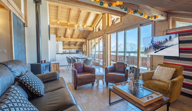 3-Room Apartment Center Alpe d'Huez with Parking and WIFI