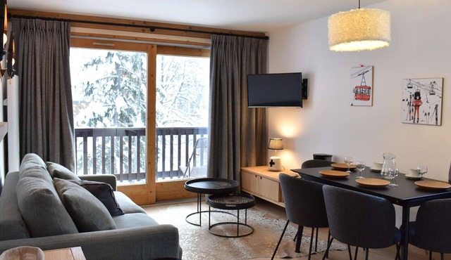 3-Room Apartment for 6, Pool, Ski-In/Ski-Out, Mountain View – Meribel