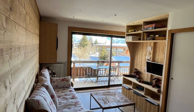 3-room apartment for 6 near slopes, Alpe d'Huez