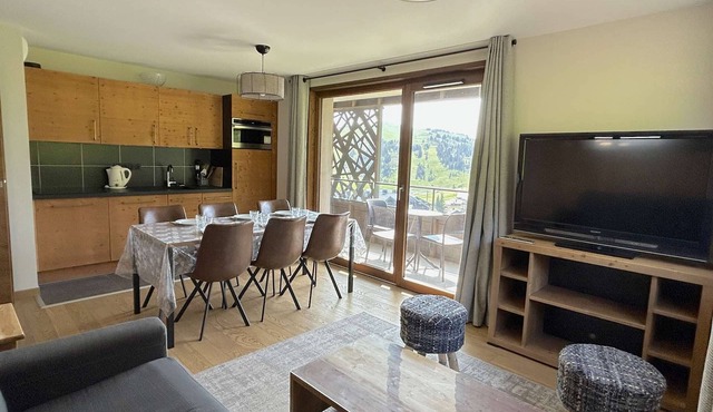 3-room apartment Les Saisies, 2 bedrooms, covered parking