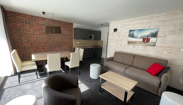3-room apartment, pool, 8 pers, mountain view - Gourette