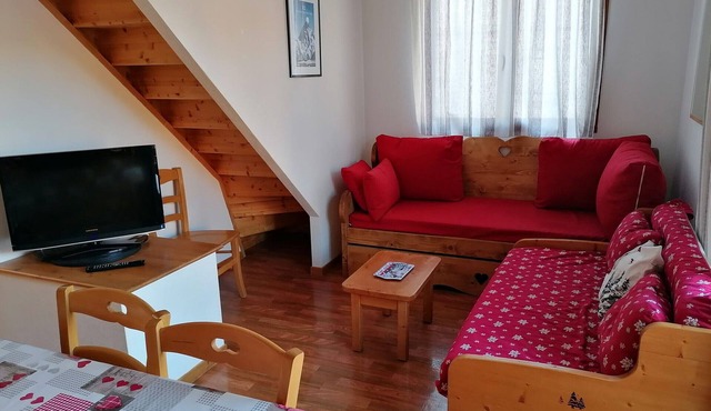 3-room chalet, terrace, games, near slopes