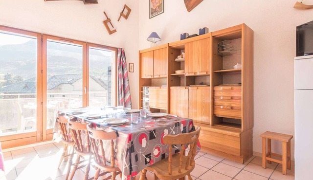 3-room duplex with parking in Briançon - 6 ppl, wifi, pets allowed