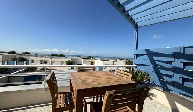 3-room house in Minimes, garden and sea view