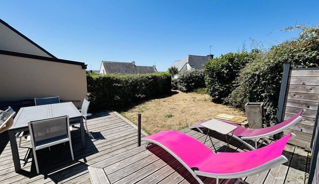 3-room maisonette for 4 people with shared outdoor swimming pool