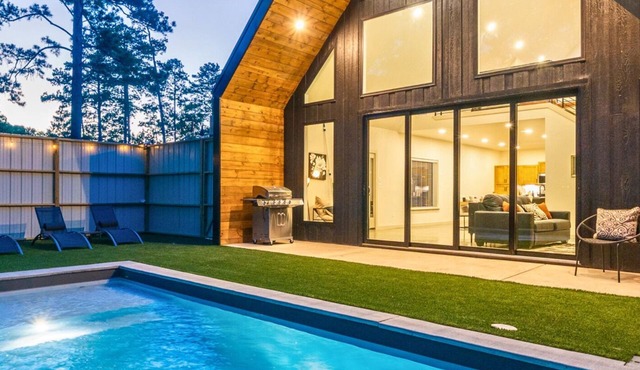 3 Side-By-Side Modern Lakefront A-Frame Cabins