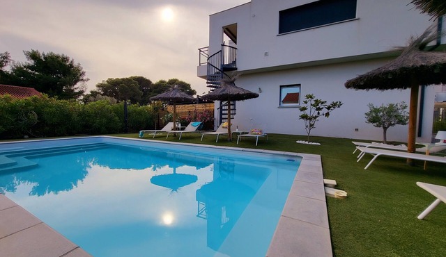 3-star and 3 épis rental with swimming pool Les Flamants roses Torreilles