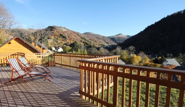 3-star chalet in Mont-Dore for 6 people with terrace and Sancy view