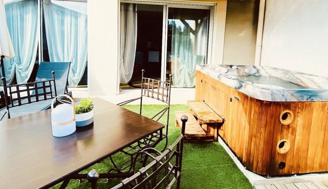 3 star rated 2 bedroom gite with Spa