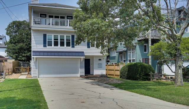 3-story contemporary home, one block from the beach
