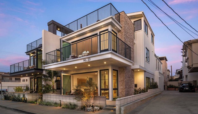 3-Story Ocean Views Steps to Beach Sleeps 8