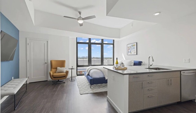 3 Units | Family Stay In Ballston | Rooftop Pool Access | Walk to Dining Scene