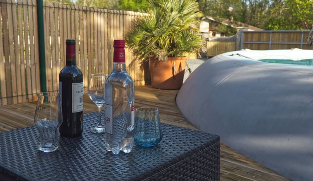 3* villa, between Arcachon/Bordeaux garden swimming pool jacuzzi