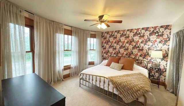 30 mins to CHI, 3 Kings, BBQ Grill, TV, Spacious