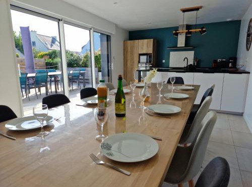 300m de la mer, villa moderne spacieuse 6-12 pers à Trévignon