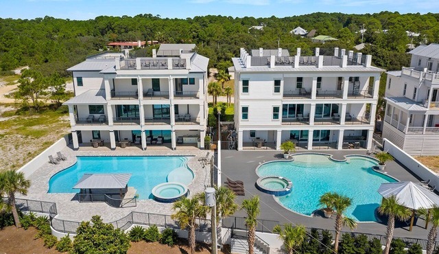 30A Retreat - 2 Homes, Gulf Views, Great for Large Groups!
