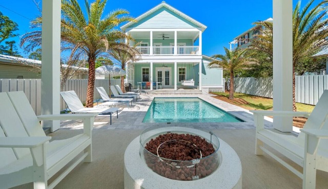 30A - Walk to Beach - Pool - Golf Cart - Bikes