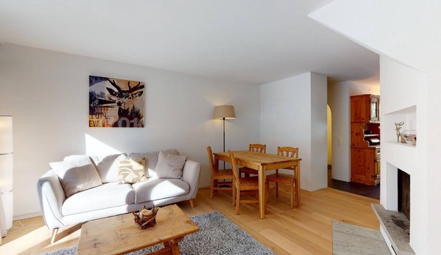 3½-room flat on the ground floor on 2 floors, approx.