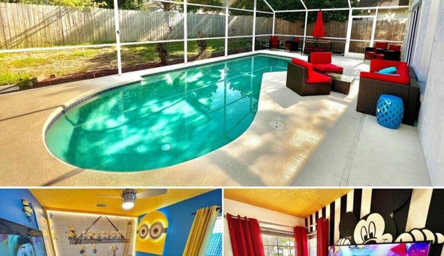 (315AA) SPACIOUS - COZY - THEME ROOMS - BIG PRIVATE POOL
