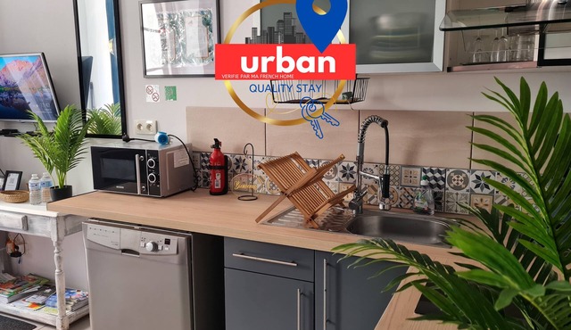 32 m2 Hyper-Centre - Escale du Cloître - Netflix- en RDC