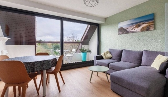 33m2 apartment in the heart of the dunes, 5 minutes from the beach