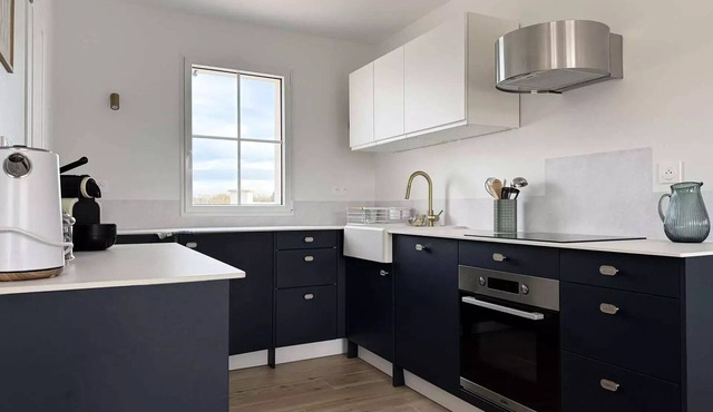 349 -Modern and comfortable house, a stone's throw from the village and the beach