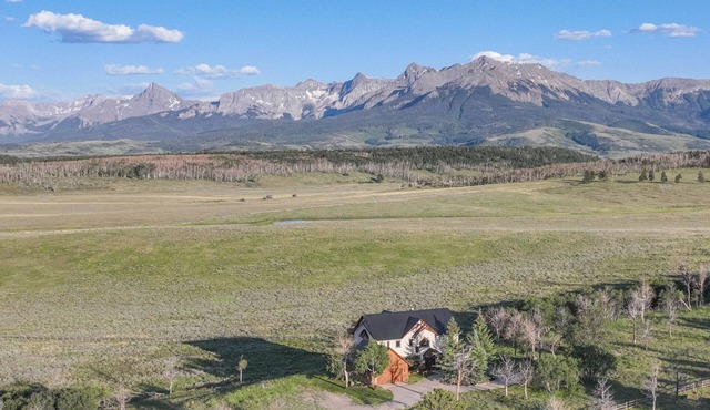 35 Miles outside of the Resort ski town of Telluride CO. Views of the Rockies