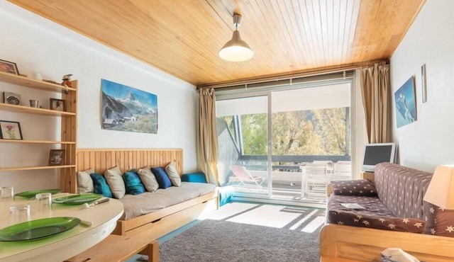 350m from ski slopes, 1st floor, terrace, parking, tv, ski locker, 56m², Serre Chevalier