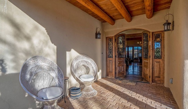 360 Degree Mountain Views in Las Campanas Santa Fe Style Luxury Home