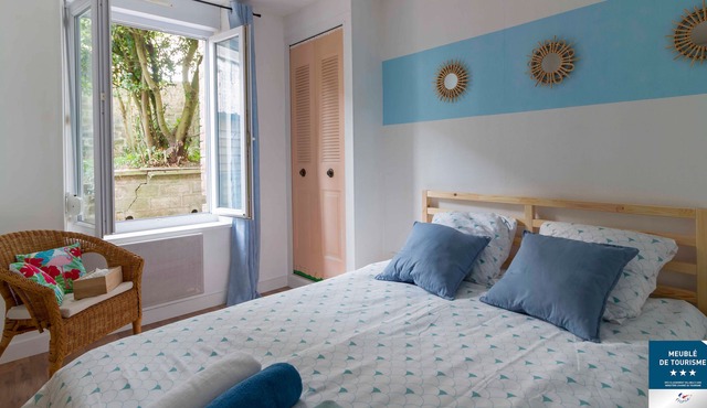 39m² in a quiet area near train station and shops