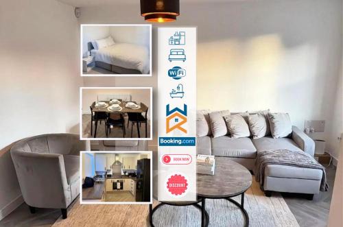 3BDR House By Amara Apartments Short Lets & Serviced Accommodation Coventry With Free Parking & WiFi