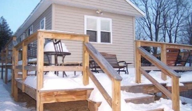 3BR 1BA Pine Interior Home across the street from Moosehead Lake