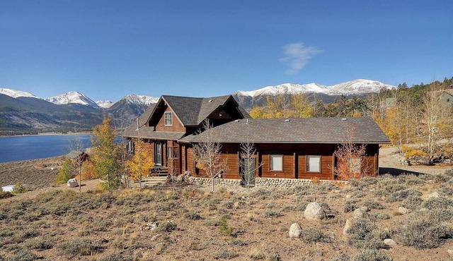 3BR Cabin w/Hot Tub, Lake & 14er Views