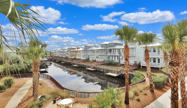3BR Condo on Canal, Walk from Beach with Community Pool ~ Waterside 203