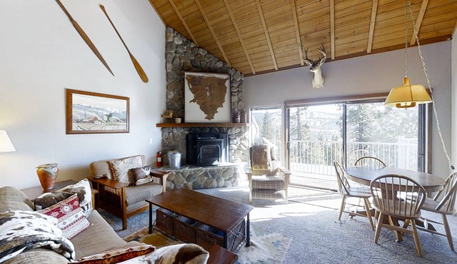 3BR Huntington Lake Condo w/mountain views, 2 decks, WiFi, & private W/D