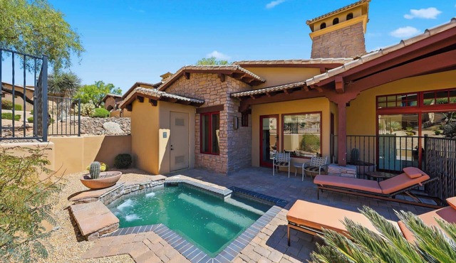 3BR Luxury Villa @ The Rocks, Pool,Troon Golf, Spa, Daily Cleaning, Clubhouse