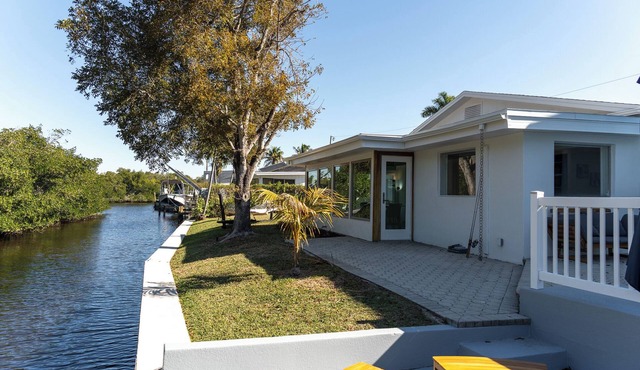 4/4 on Mangrove Lined Canal with Pool, Boating, Beach & Fishing! Just Rennovated