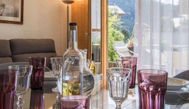 4/6p apartment with quiet terrace, close to ski resorts